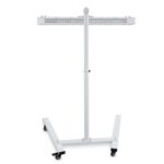 White Horizontal Stand(fits 1500W lamp) by Genrevive