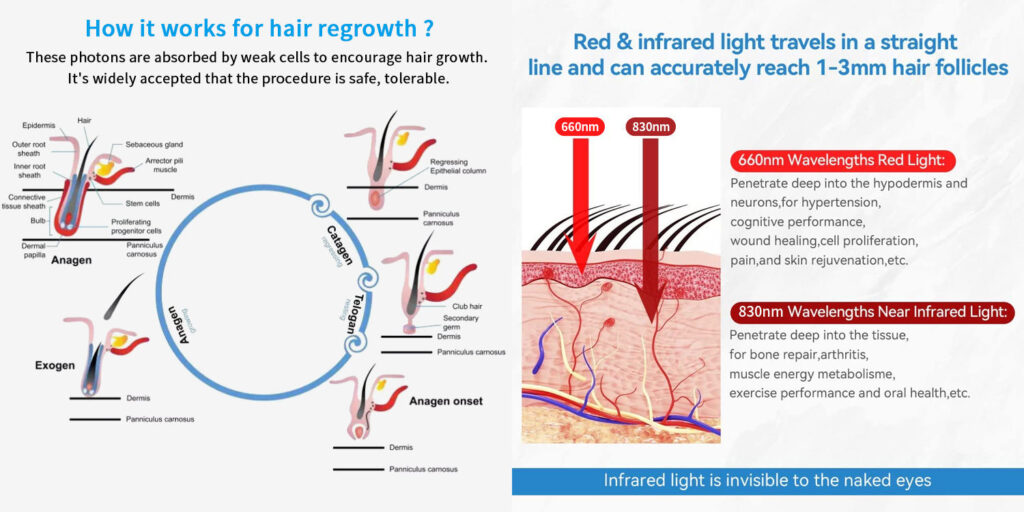 Red Light Therapy Cap by Genrevive